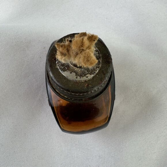 Porter Alcohol Lamp Amber With Lid And Wick - Picture 5 of 6